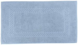 mata łazienkowa Valencia gładka; 50x90 cm (SxD); niebieski