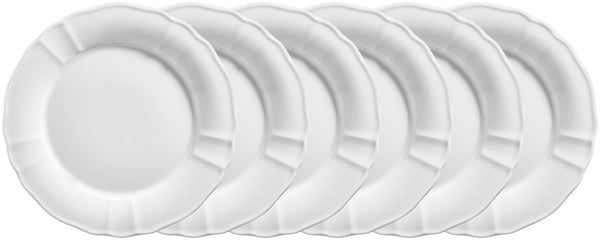 talerz płaski Amely; 28 cm (Ø); biały; okrągły; 6 sztuka / opakowanie