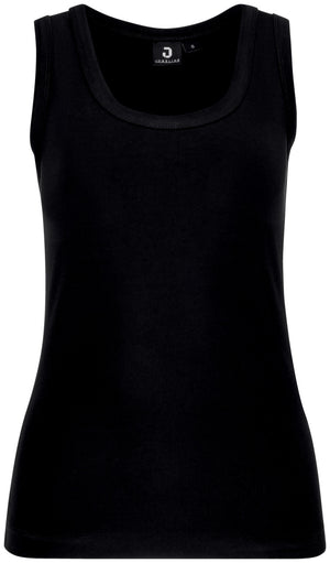 Tanktop Damen Malme Slim Fit; Kleidergröße XS; czarny
