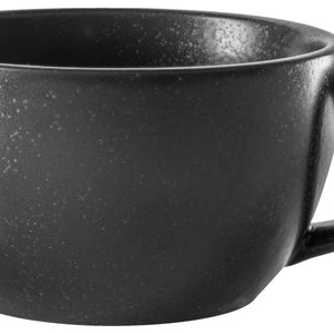 filiżanka do kawy Masca; 200ml, 9.5x5.5 cm (ØxW); czarny; okrągły; 6 sztuka / opakowanie