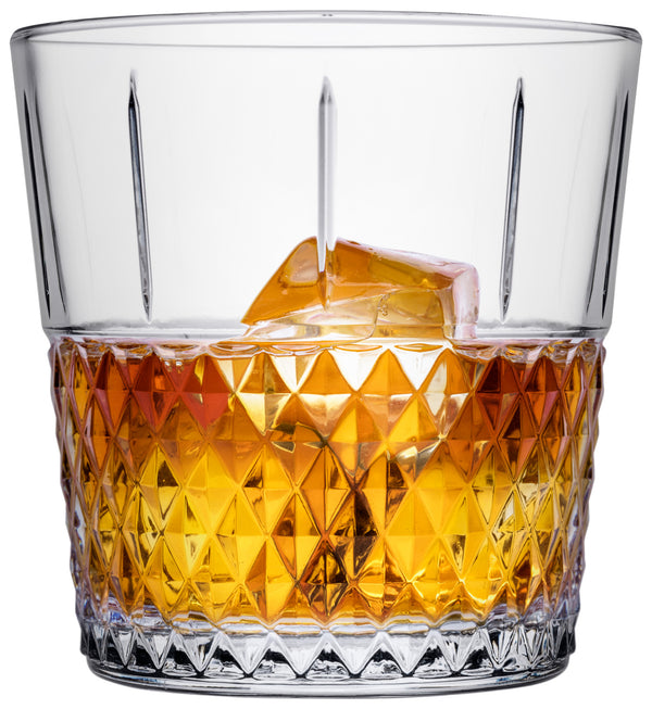 szklanka do whisky Highness; 390ml, 7.5x9.9 cm (ØxW); transparentny; 6 sztuka / opakowanie