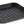 patelnia do serwowania Pegosi karbowana z uchwytem; 25.5x25.5 cm (DxS); czarny; kwadrat