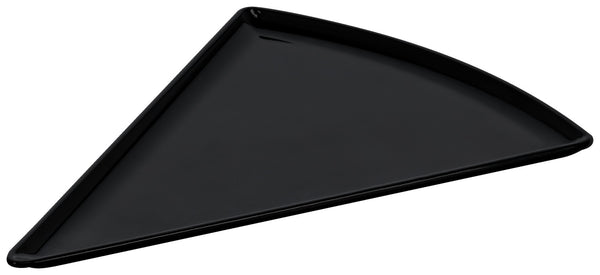 półmisek do serwowania Tornago; 27.8x21.8x1.3 cm (DxSxW); czarny; trójkątny; 6 sztuka / opakowanie
