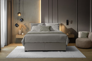 Bettbezug Scalea Hotelverschluss; 155x220 cm (SxD); szary