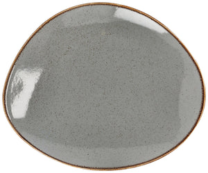 talerz płaski Sidina organiczny; 32x26.5 cm (DxS); szary; organiczny; 6 sztuka / opakowanie