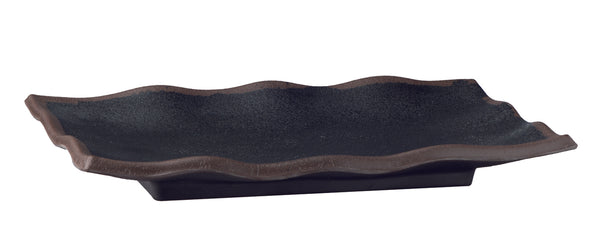 taca Marone; 27.5x11x2 cm (DxSxW); czarny; prostokątny