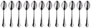 łyżka do espresso/mokka Chippendale; 11.2 cm (D); srebro/akacja ciemna, Griff srebro; 12 sztuka / opakowanie