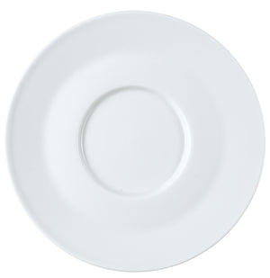 spodek do filiżanki do cappuccino Barri; 16.5 cm (Ø); biały; okrągły; 6 sztuka / opakowanie