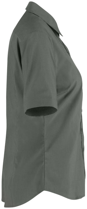 Bluse Kurzarm Porter Regular Fit; Kleidergröße 40; ciemny szary