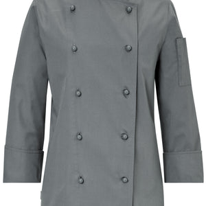 bluza kucharska damska Milan długi rękaw; Kleidergröße 56; szary