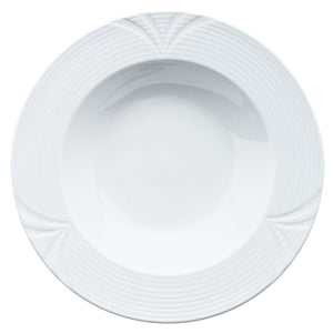 talerz głęboki Rena; 340ml, 23x4.2 cm (ØxW); biały; okrągły; 6 sztuka / opakowanie