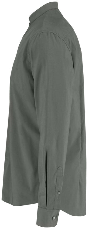 Hemd Langarm Lani Regular Fit; Kleidergröße 45/46; ciemny szary