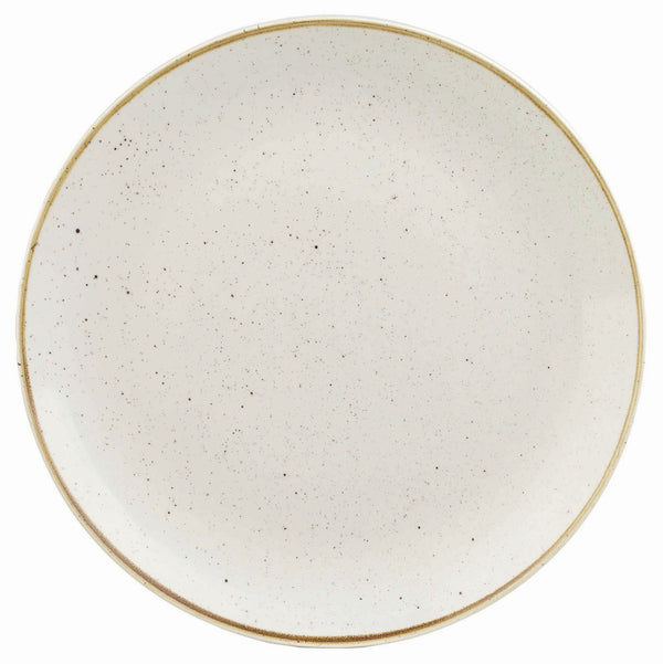 talerz płaski Stonecast Barley White okrągły; 26 cm (Ø); biały/brązowy; okrągły; 12 sztuka / opakowanie