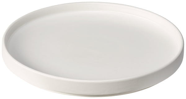 talerz z niskim rantem Skady matowy; 20.5x2.5 cm (ØxW); biel kremowa; okrągły; 4 sztuka / opakowanie