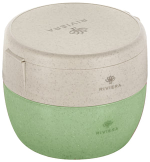 pojemnik do wielokrotnego użytku Bentobox M; 12.7x12x10 cm (DxSxW); zielony; okrągły; 3 sztuka / opakowanie