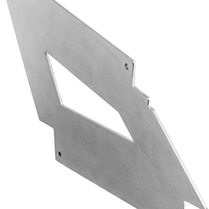 noga/wspornik Badou opak. 2 sztuk; 44.2x0.3x18.1 cm (DxSxW); srebro; 2 sztuka / opakowanie