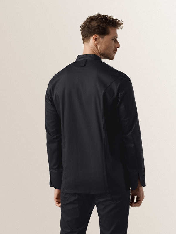 Herrenkochjacke Arnoux; Kleidergröße XS; czarny