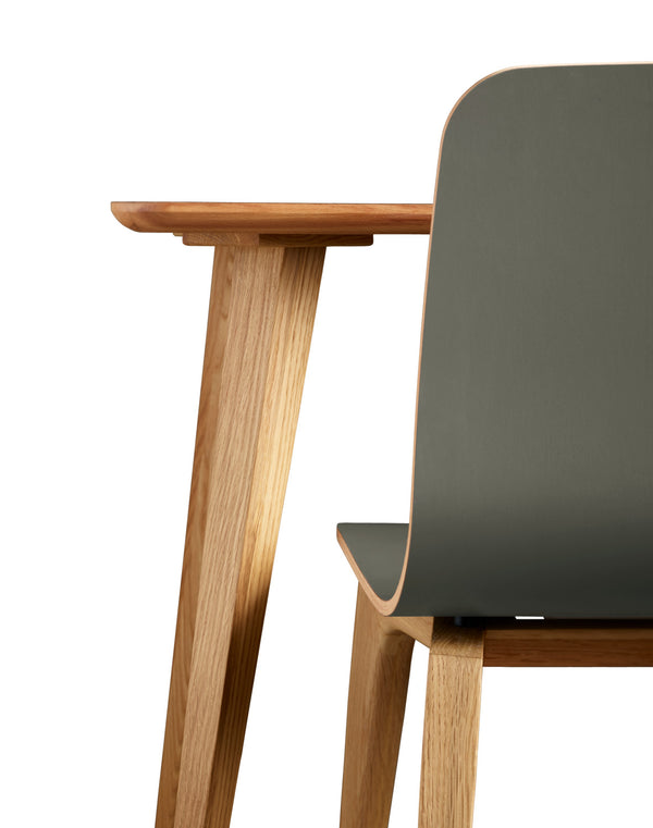nogi stołowe Duneo wysokie; 73.4 cm (W); dąb/naturalny; stożkowy; 4 sztuka / opakowanie