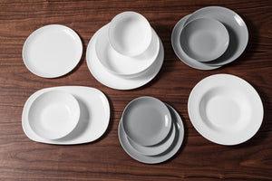 miska Ashley okrągła; 1300ml, 18x6.9 cm (ØxW); biały; okrągły; 6 sztuka / opakowanie