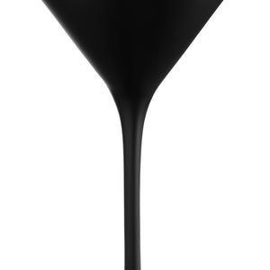 kieliszek do martini Joleen; 210ml, 11.6x17.3 cm (ØxW); czarny/miedź; 6 sztuka / opakowanie