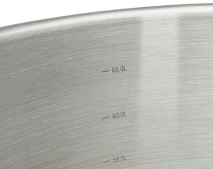 Gemüsetopf Prim Appety; 50 cm (Ø); srebro