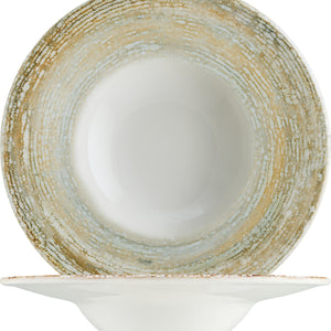 talerz do makaronu Patera; 400ml, 28x5.5 cm (ØxW); biały/beżowy; okrągły; 6 sztuka / opakowanie