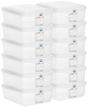 pojemnik GN z tworzywa sztucznego Dena 45170; Größe GN 1/9, 600ml, 17.6x10.8x6.5 cm (DxSxG); transparentny; 12 sztuka / opakowanie