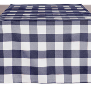 bieżnik Countryline; 40x130 cm (SxD); niebieski; prostokątny; 2 sztuka / opakowanie