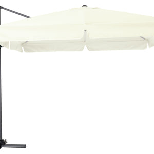 parasol rzymski Breva; 295x295x270 cm (DxSxW); ecru; kwadrat