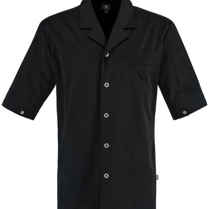 Herrenkochjacke Joel; Kleidergröße 52; czarny