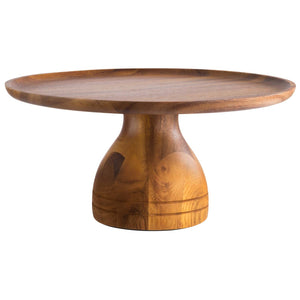 patera ACACIA MINI; 33x16 cm (ØxW); akacja brąz; okrągły
