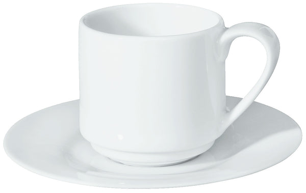 filiżanka do espresso Pallais; 100ml, 6x6 cm (ØxW); biały; okrągły; 6 sztuka / opakowanie