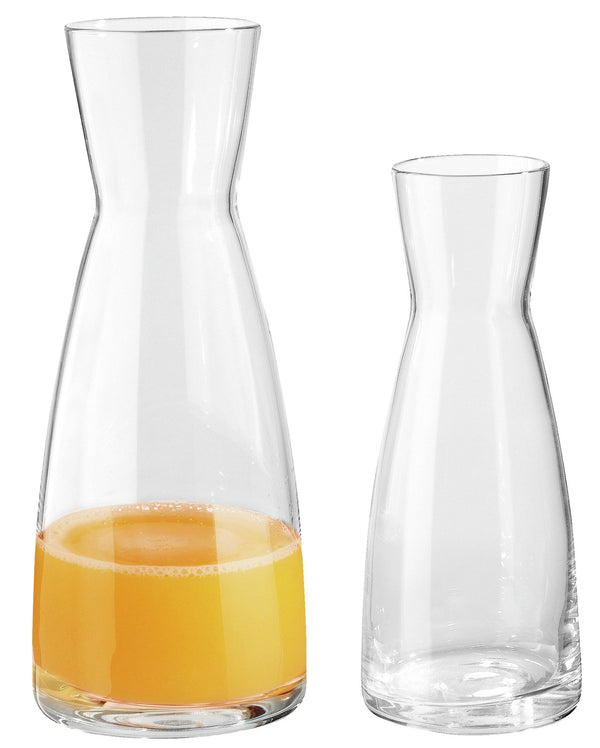 karafka Ypsilon bez znacznika pojemności; 1130ml, 7.2x26.2 cm (ØxW); transparentny; okrągły; 6 sztuka / opakowanie