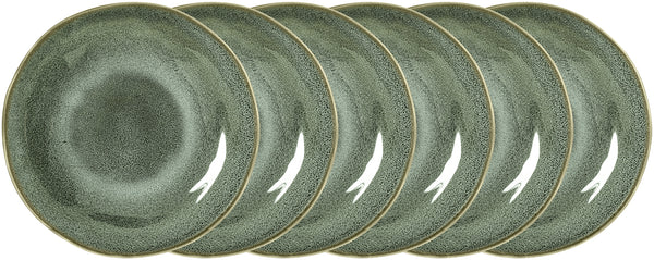 talerz płaski Nano; 26.5 cm (Ø); zielony; okrągły; 6 sztuka / opakowanie