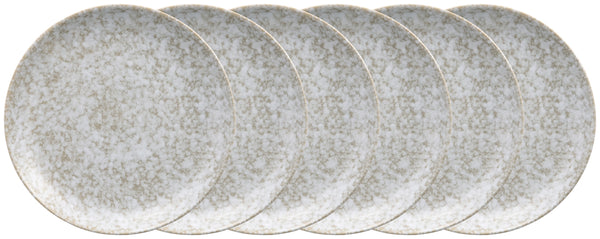 talerz płaski Mamoro okrągły; 20 cm (Ø); beżowy/biały; okrągły; 6 sztuka / opakowanie