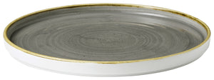 talerz okrągły Stonecast Peppercorn z podniesioną krawędzią; 26x2 cm (ØxW); szary/brązowy; okrągły; 6 sztuka / opakowanie