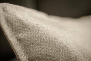 Dekokissenbezug Eda uni mit Stehsaum; 30x50 cm (SxD); beżowy