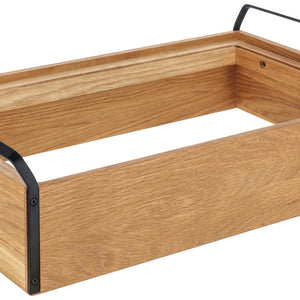 podstawowy pojemnik Esino średni GN 1/1; 61.9x38.6x16.9 cm (DxSxW); brązowy/czarny; prostokątny