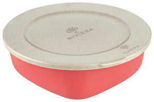 pojemnik do wielokrotnego użytku Connect Box; 1300ml, 21.3x20.7x7.1 cm (DxSxW); czerwony; okrągły; 2 sztuka / opakowanie