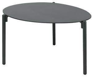 Outdoor-Beistelltisch Olin klein; 77.5x62x38.5 cm (DxSxW); Platte antracyt