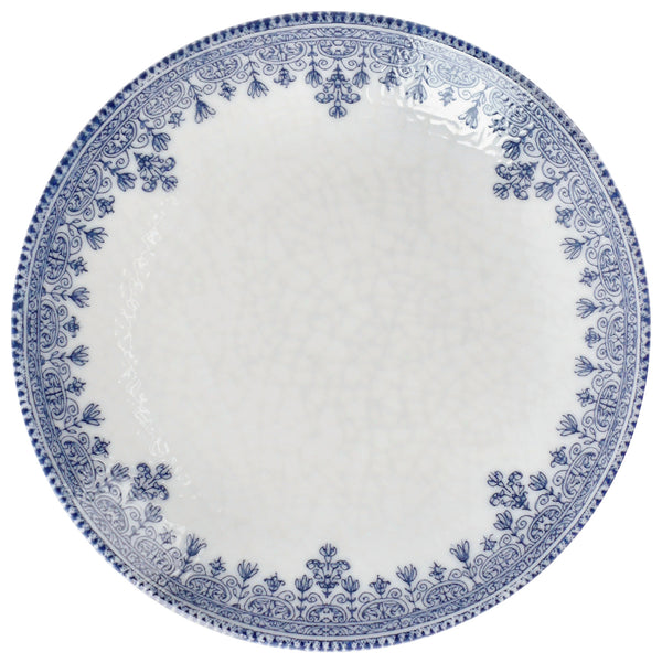 Teller flach Nonna; 16.5 cm (Ø); biały/niebieski; okrągły; 6 sztuka / opakowanie