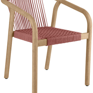 Outdoor-Stuhl Kando; 58x58x75 cm (SxGxW); siedzisko terakota