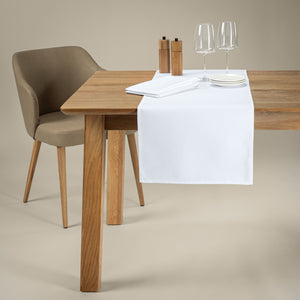 bieżnik na stół Vivienne; 40x120 cm (SxD); biały