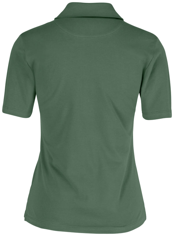 Damen-Polo Malme Halbarm; Kleidergröße M; oliwka