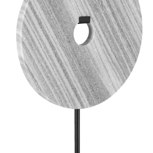 Skulptur Balian; 23x35 cm (ØxW); szary/czarny