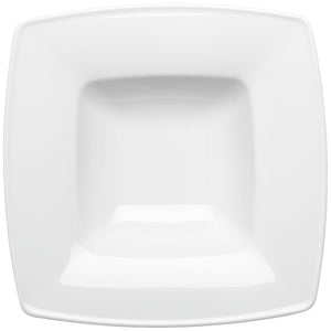 talerz do makaronów Melbourne; 600ml, 27.5x27.5x6.5 cm (DxSxW); biały; kwadrat; 4 sztuka / opakowanie