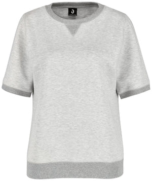bluza damska Dean z krótkim rękawem; Kleidergröße S; jasny szary