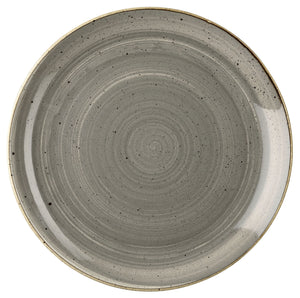 talerz płaski Stonecast Peppercorn okrągły; 32.4 cm (Ø); szary/brązowy; okrągły; 6 sztuka / opakowanie
