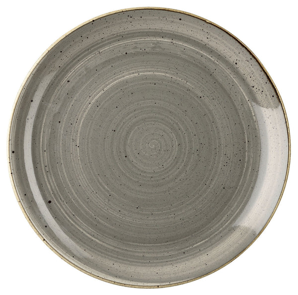 talerz płaski Stonecast Peppercorn okrągły; 32.4 cm (Ø); szary/brązowy; okrągły; 6 sztuka / opakowanie