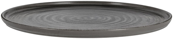 talerz płaski z rantem Etana; 30x1.4 cm (ØxW); szary; okrągły; 4 sztuka / opakowanie